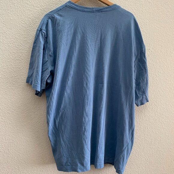 Carhartt Original Fit Chest Pocket Short Sleeve T-Shirt Blue Work Farm Chore 2XL - Picture 3 of 3